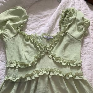 Light green dress